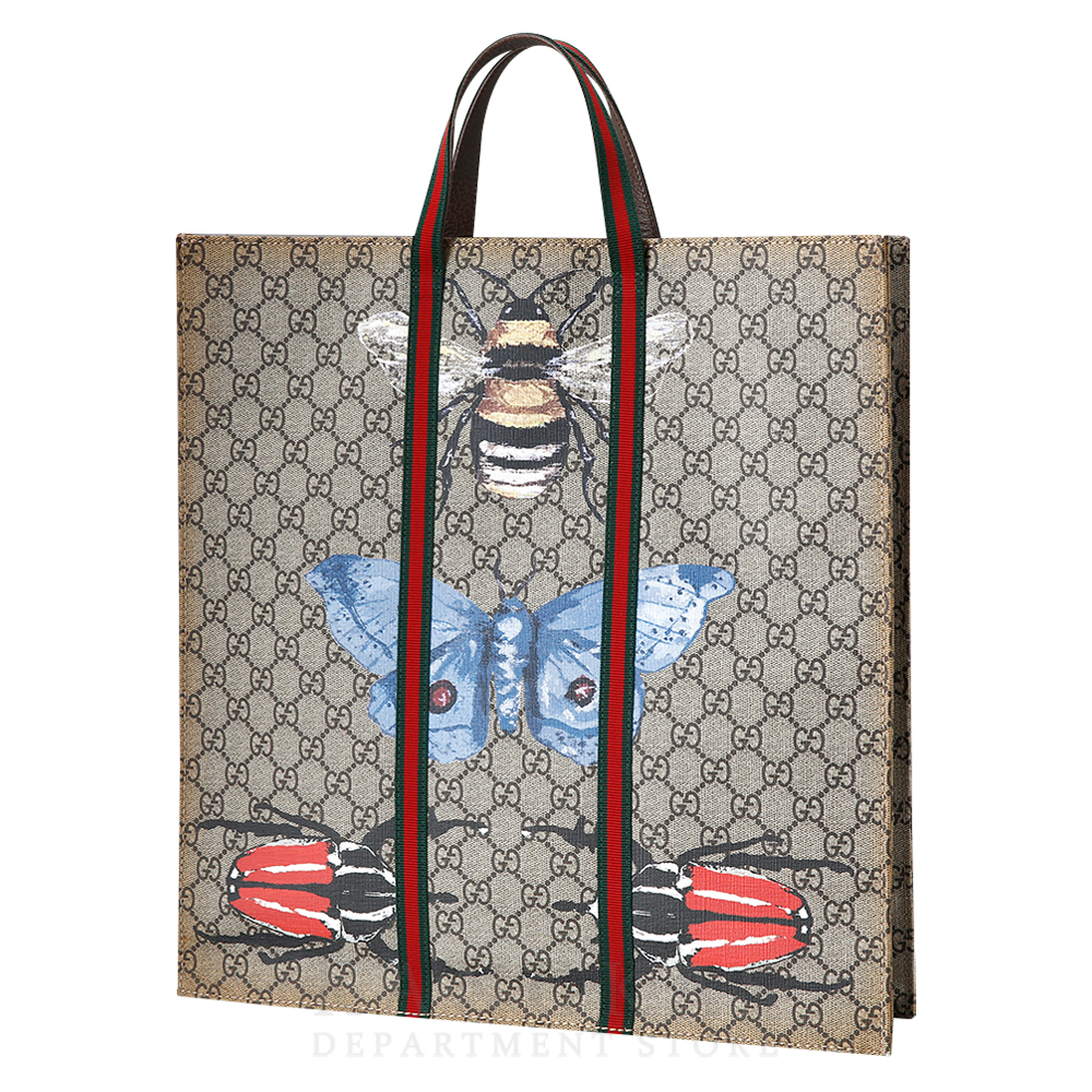 GUCCI(USED)구찌 493610 GG수프림 애니멀 프린팅 토트백