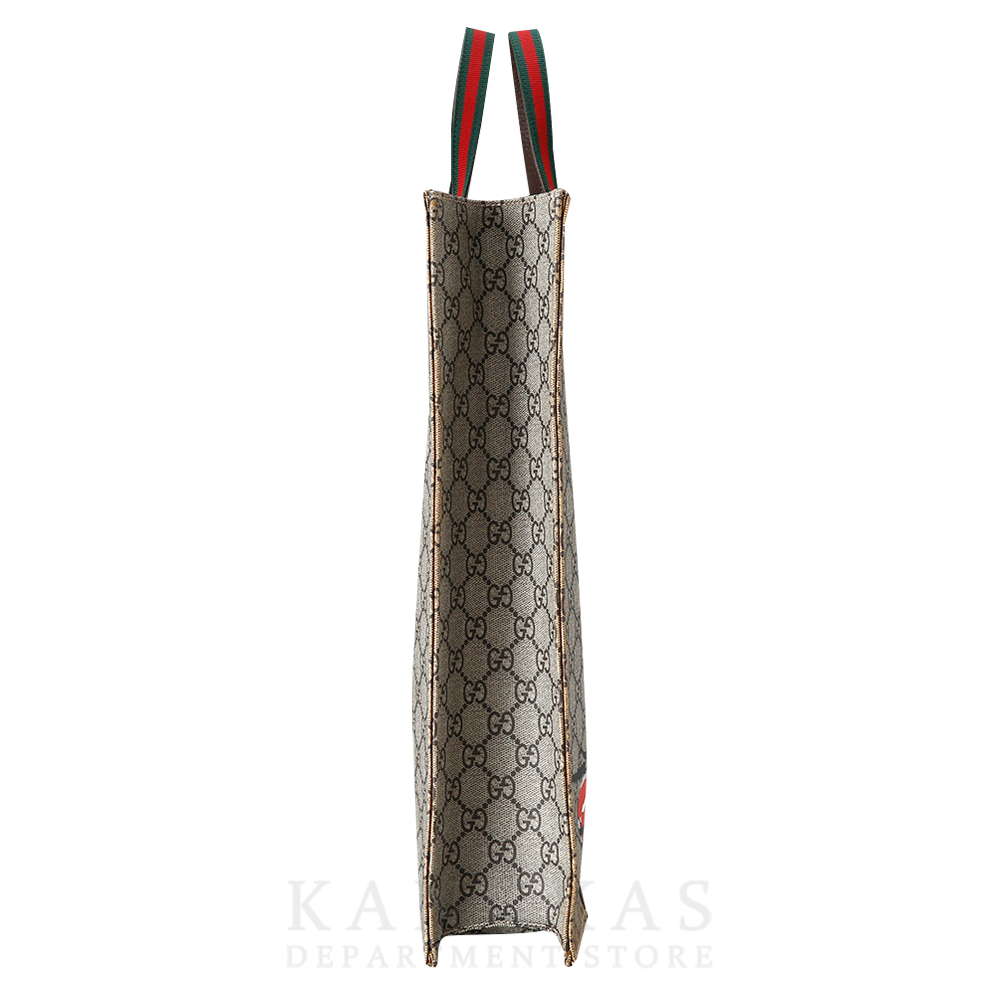 GUCCI(USED)구찌 493610 GG수프림 애니멀 프린팅 토트백