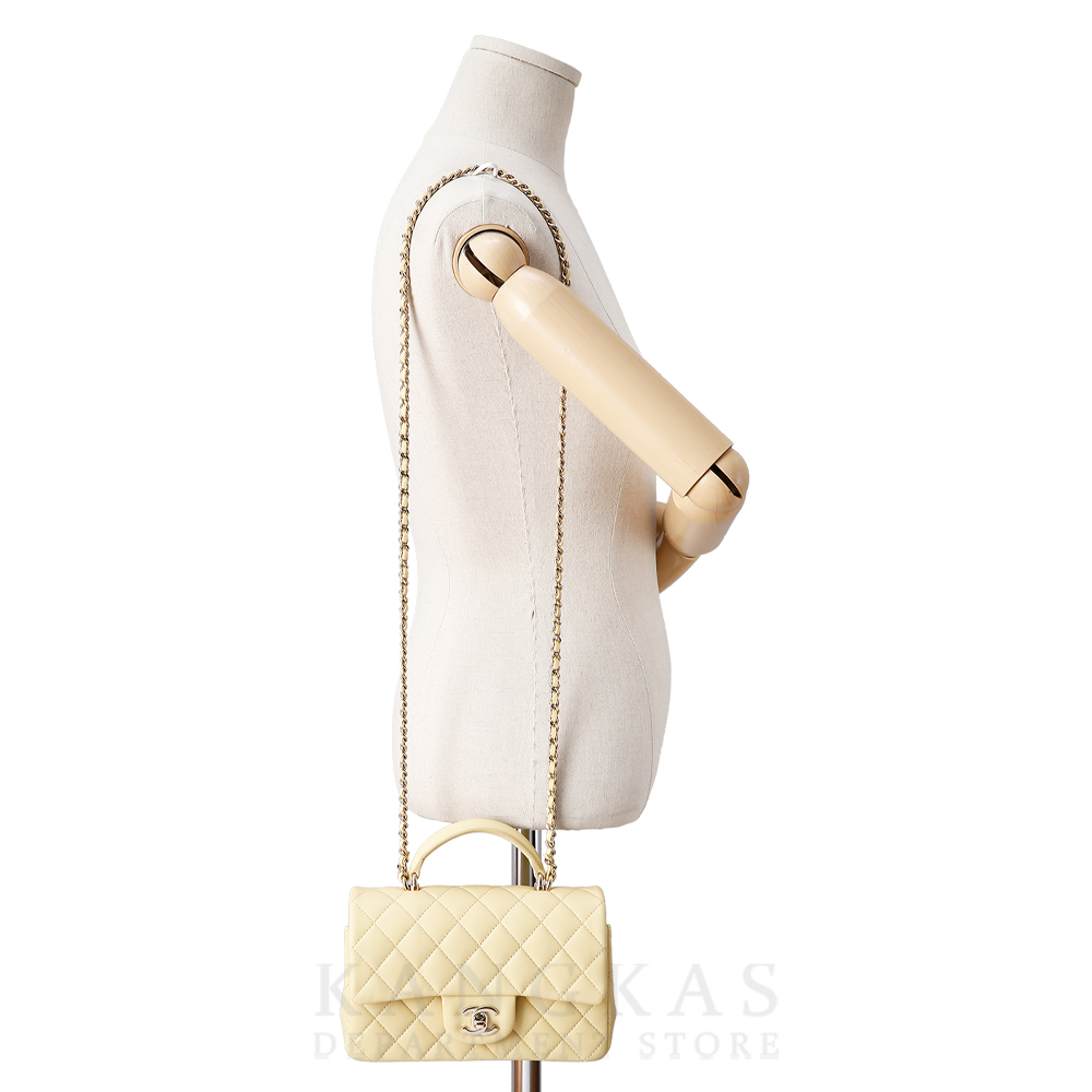 CHANEL(NEW)샤넬 클래식 램스킨 뉴미니 탑핸들 (새상품) NEW PRODUCT