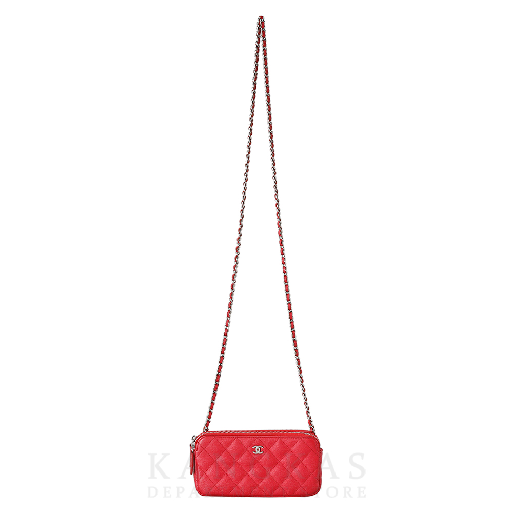 CHANEL(USED)샤넬 시즌 지퍼 투웨이 미니 크로스백