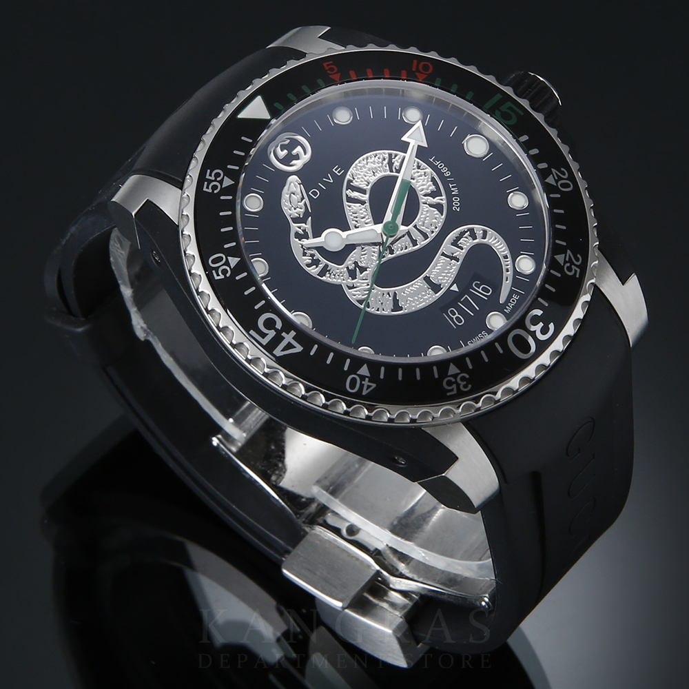 GUCCI(USED)구찌 136.3 다이브 스틸 워치