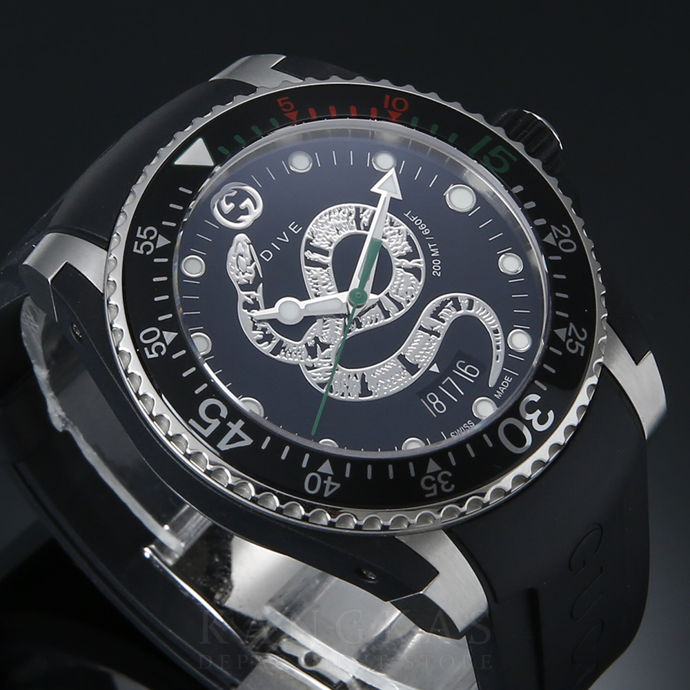 GUCCI(USED)구찌 136.3 다이브 스틸 워치