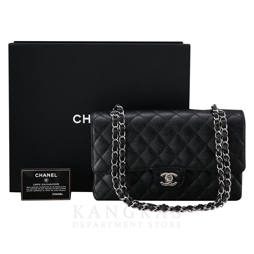 CHANEL(USED)샤넬 클래식 캐비어 미듐