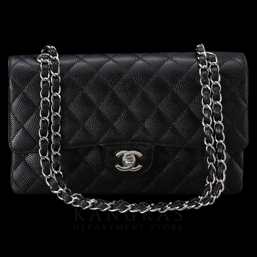 CHANEL(USED)샤넬 클래식 캐비어 미듐