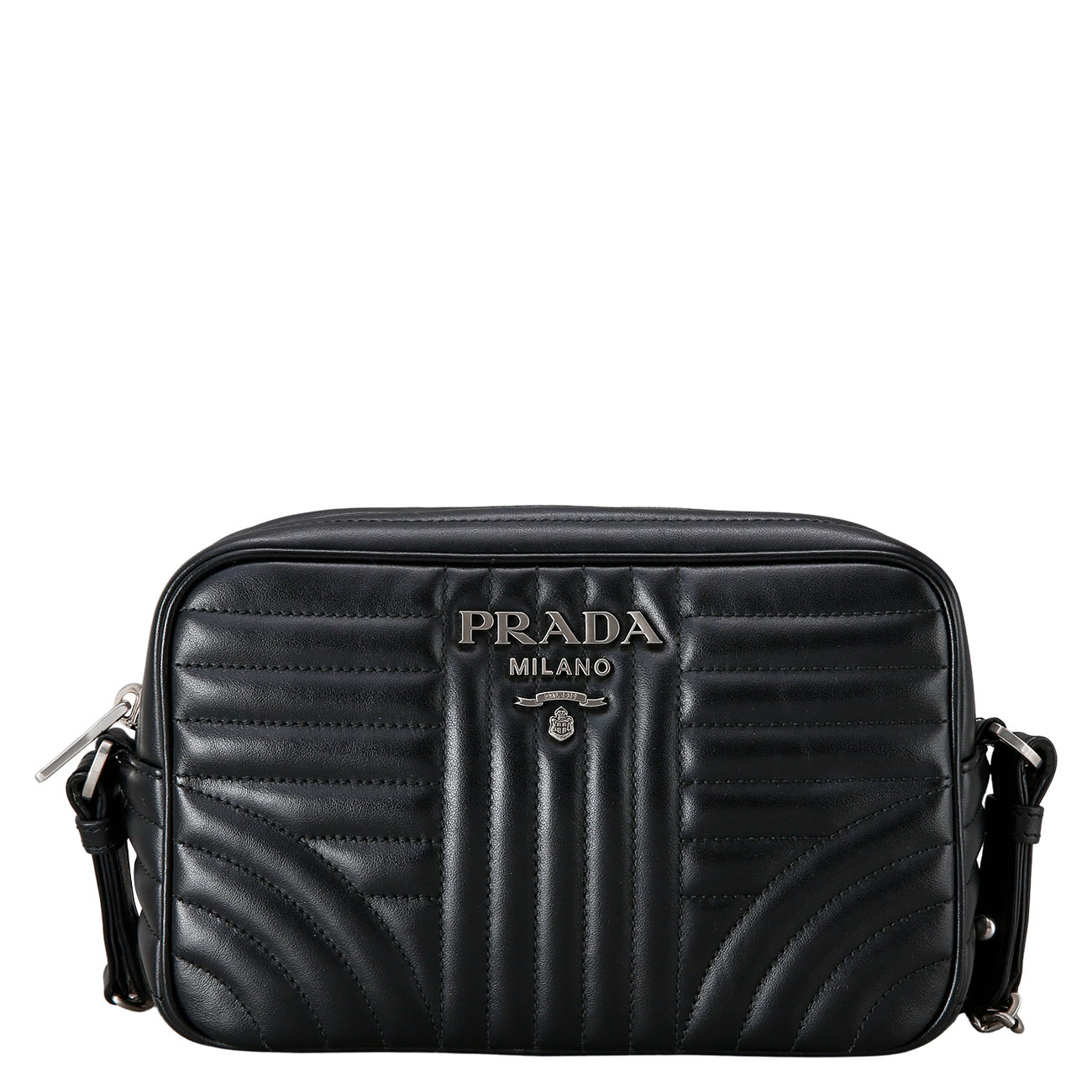 PRADA(USED)프라다 1BH083 다이아그램 카메라백