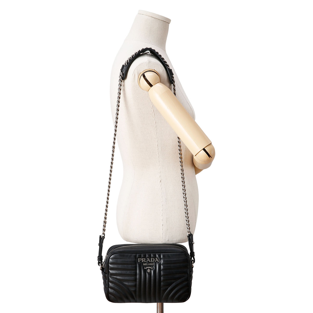 PRADA(USED)프라다 1BH083 다이아그램 카메라백
