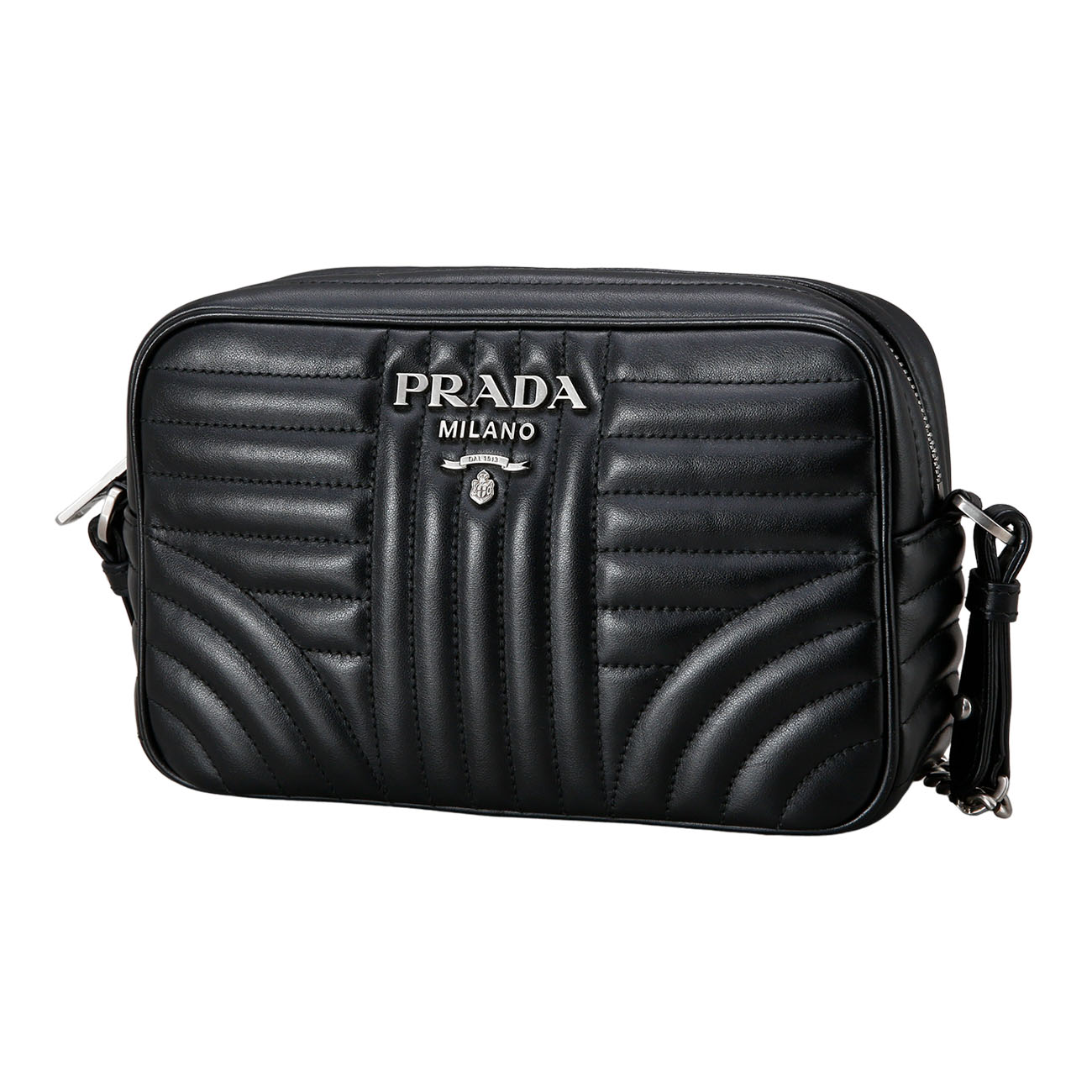 PRADA(USED)프라다 1BH083 다이아그램 카메라백