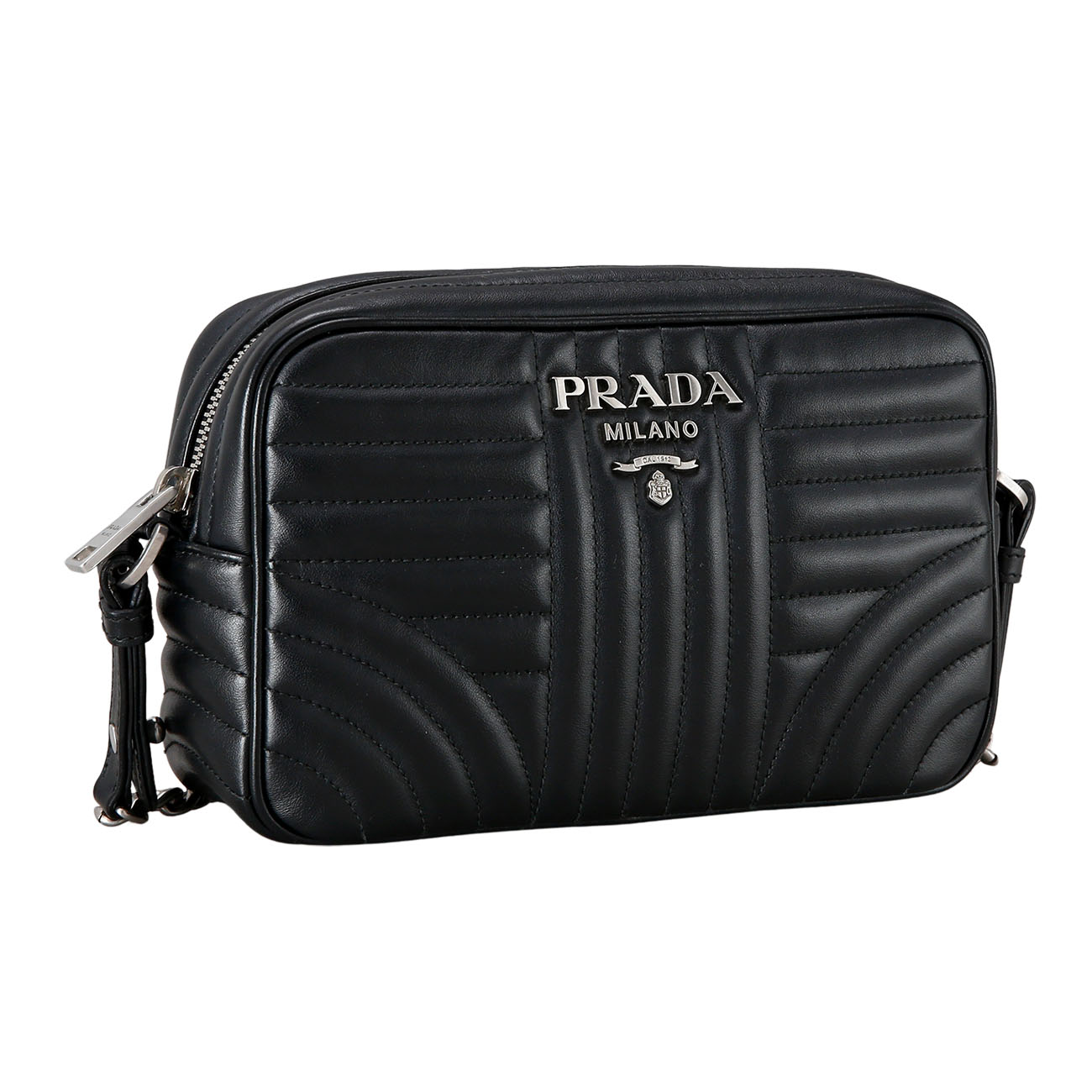 PRADA(USED)프라다 1BH083 다이아그램 카메라백