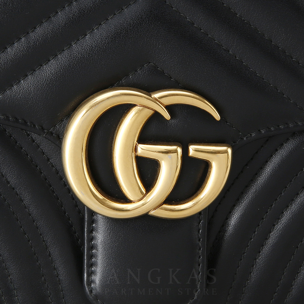 GUCCI(USED)구찌 마몽트 마틀라세 플랩 클러치