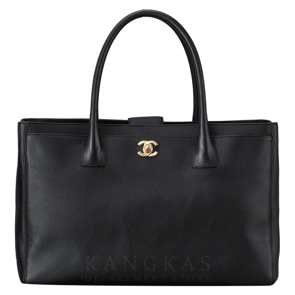 CHANEL(USED)샤넬 서프백 블랙 금장