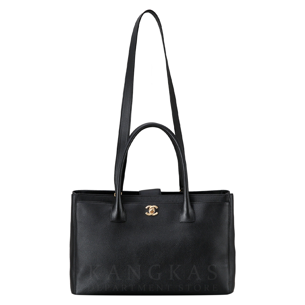 CHANEL(USED)샤넬 서프백 블랙 금장