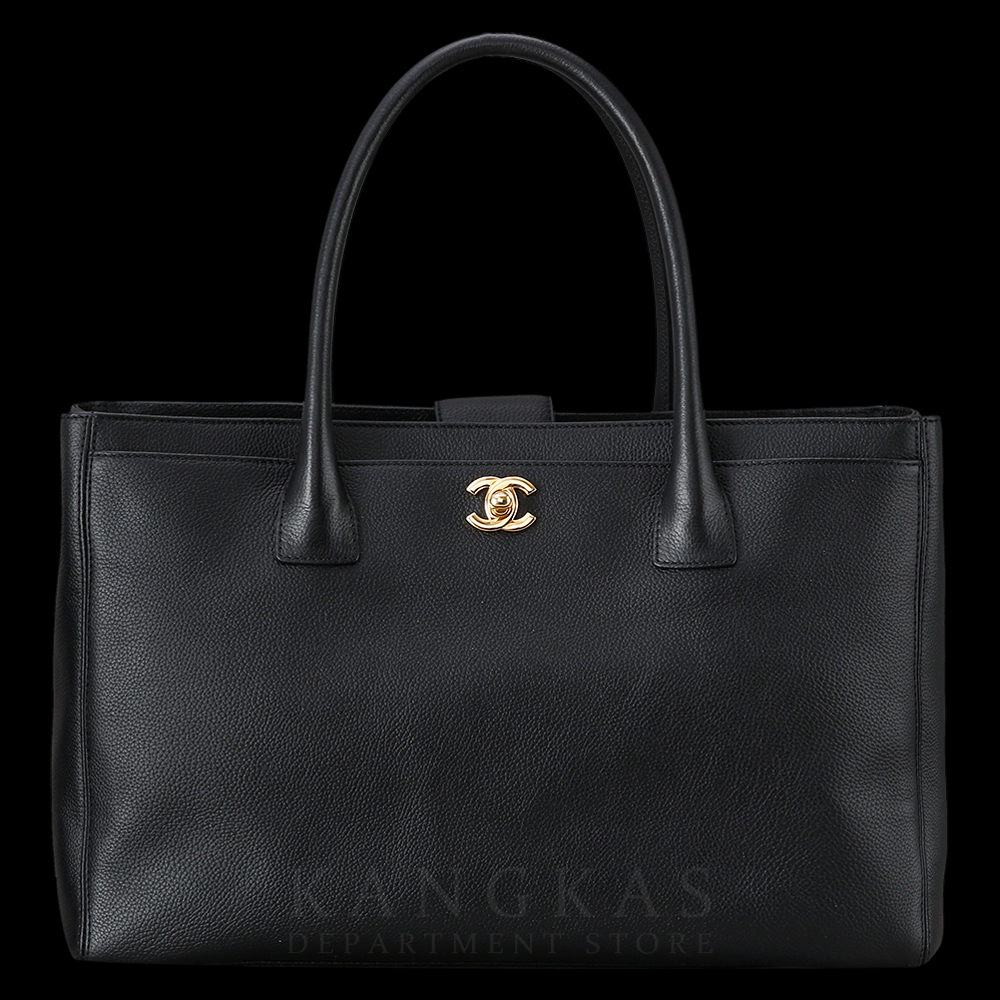 CHANEL(USED)샤넬 서프백 블랙 금장