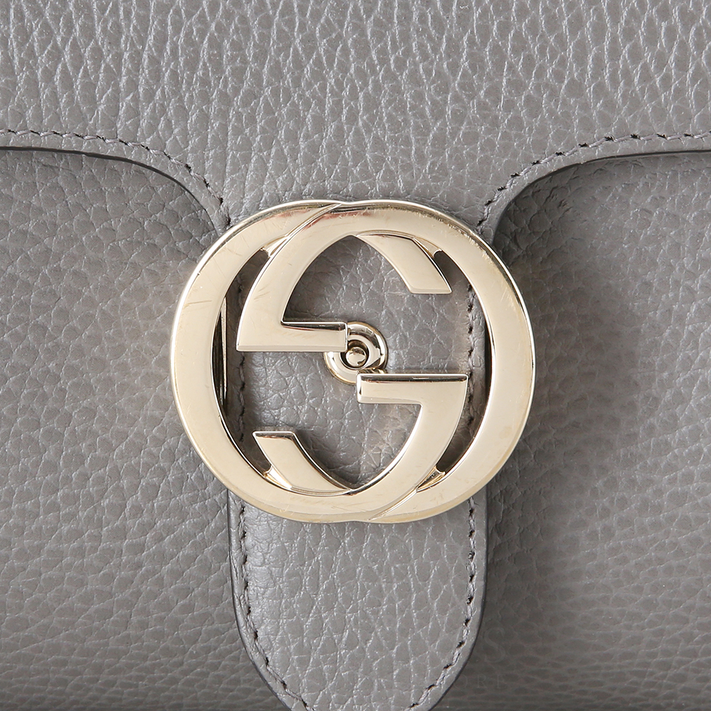 GUCCI(USED)구찌 인터락킹 탑핸들 체인 숄더백