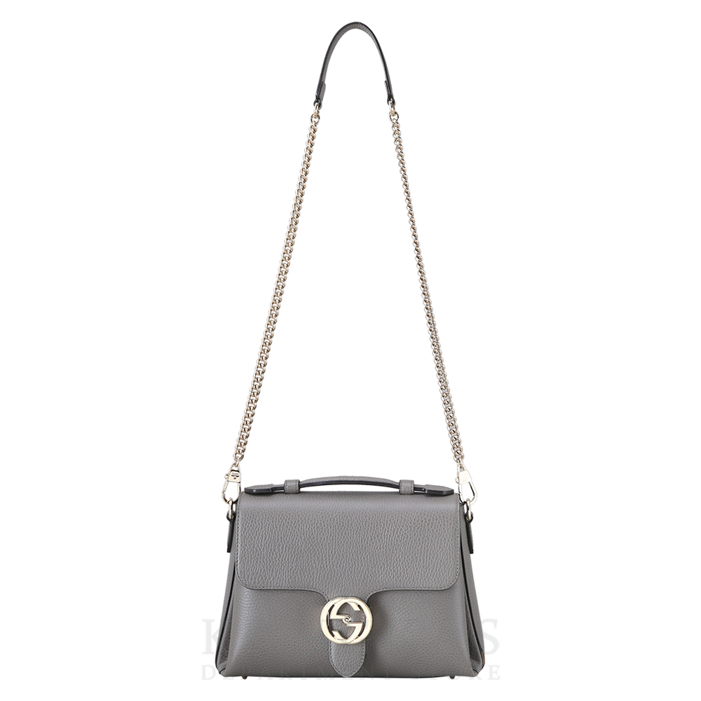 GUCCI(USED)구찌 인터락킹 탑핸들 체인 숄더백