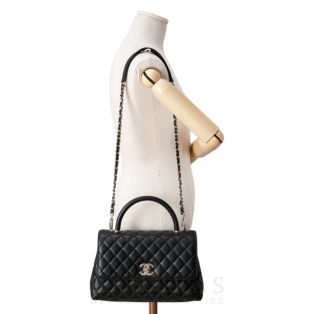CHANEL(USED)샤넬 캐비어 코코핸들 미듐 (새상품) NEW PRODUCT