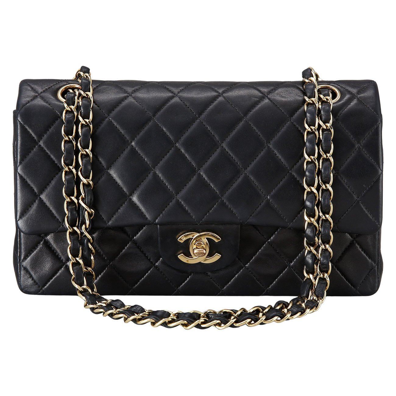 CHANEL(USED)샤넬 클래식 램스킨 미듐