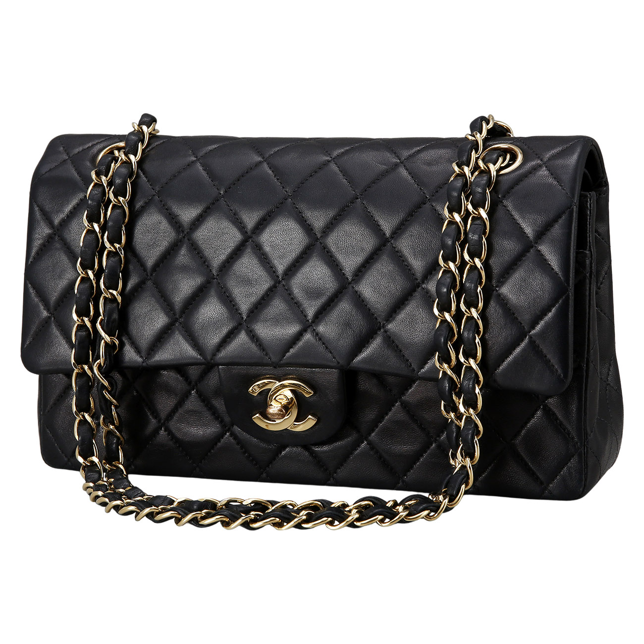 CHANEL(USED)샤넬 클래식 램스킨 미듐