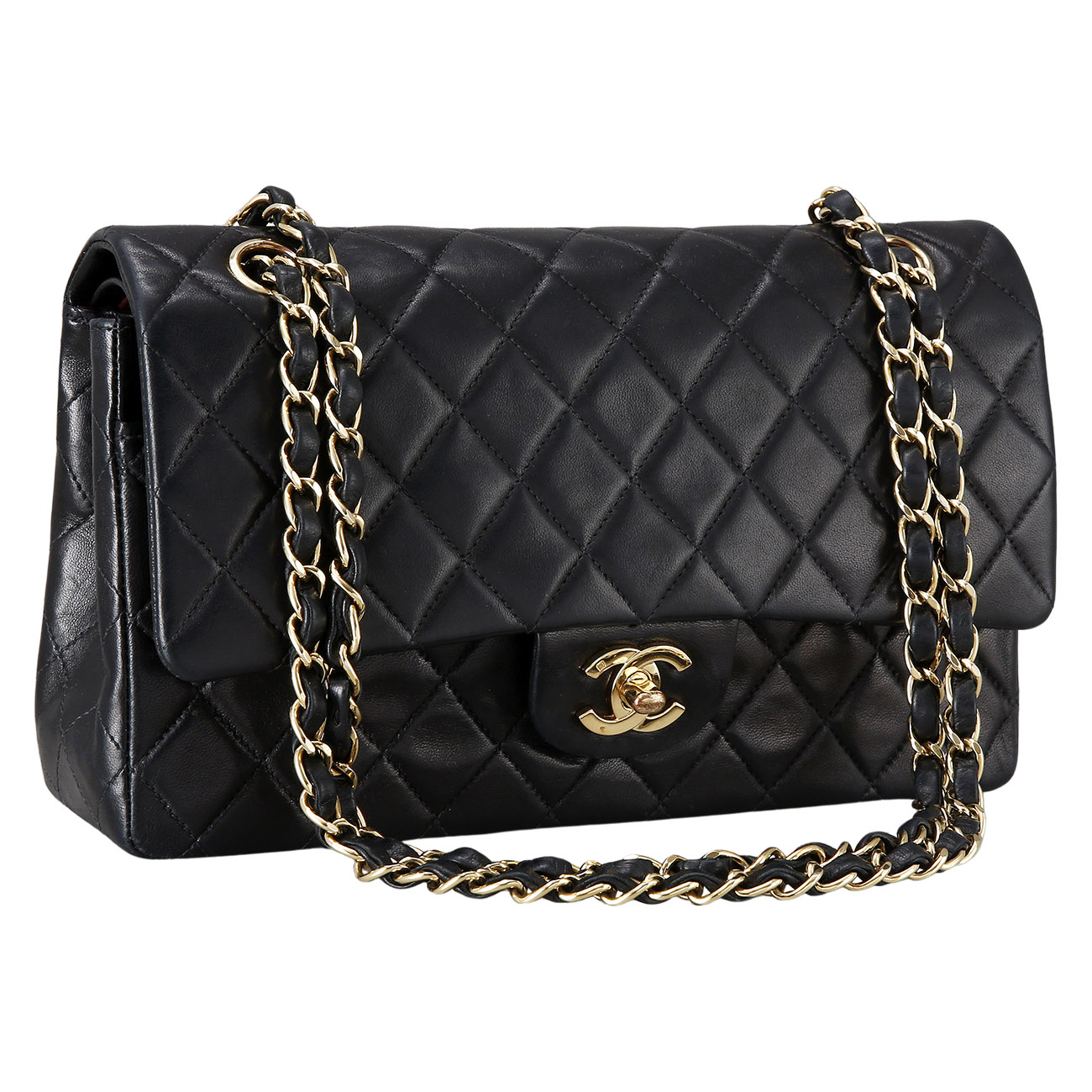 CHANEL(USED)샤넬 클래식 램스킨 미듐