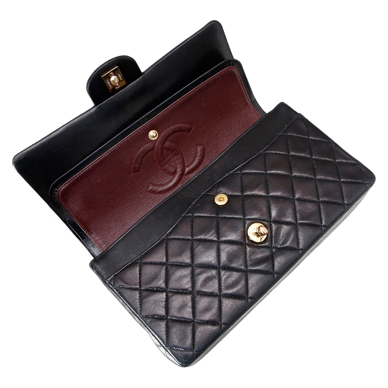CHANEL(USED)샤넬 클래식 램스킨 미듐