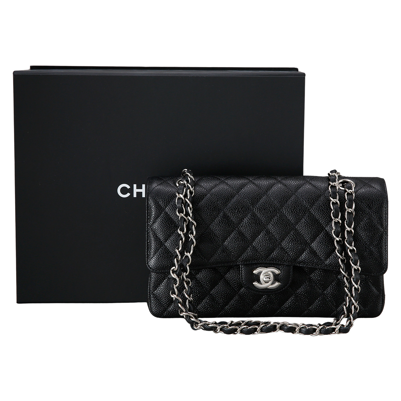 CHANEL(NEW)샤넬 클래식 캐비어 미듐 (새상품) NEW PRODUCT