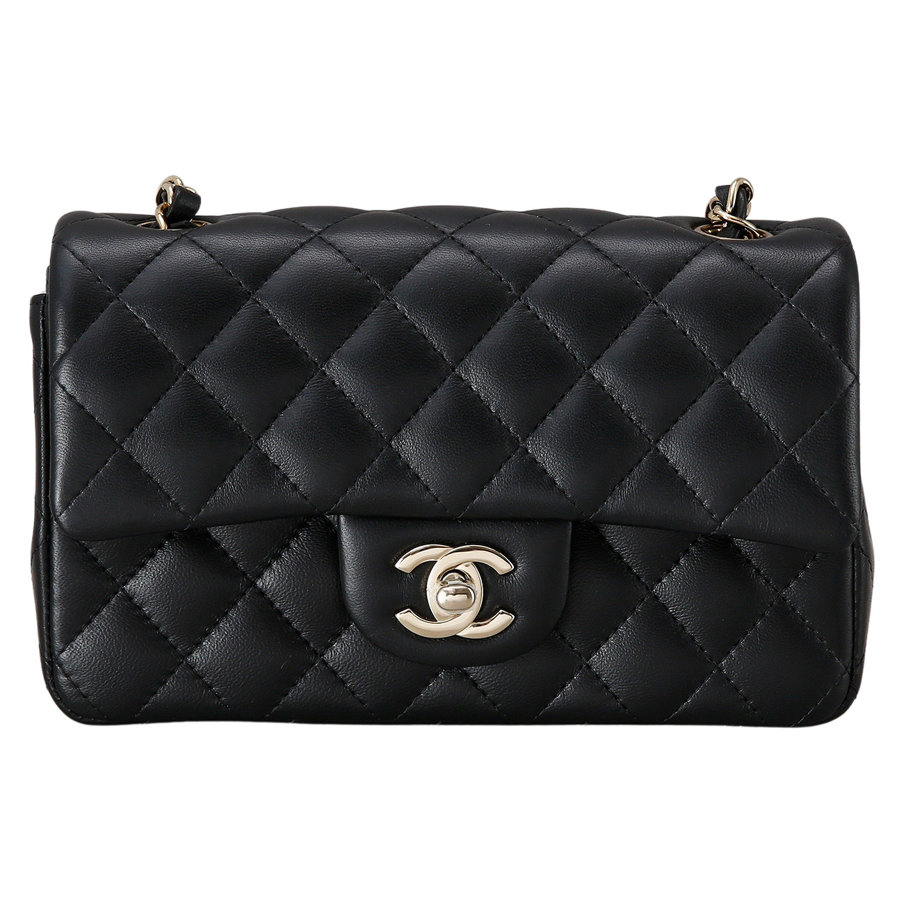 CHANEL(USED)샤넬 클래식 램스킨 뉴미니 크로스백