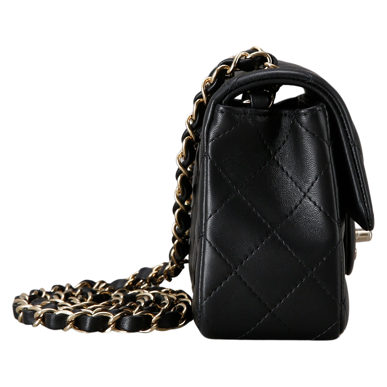 CHANEL(USED)샤넬 클래식 램스킨 뉴미니 크로스백