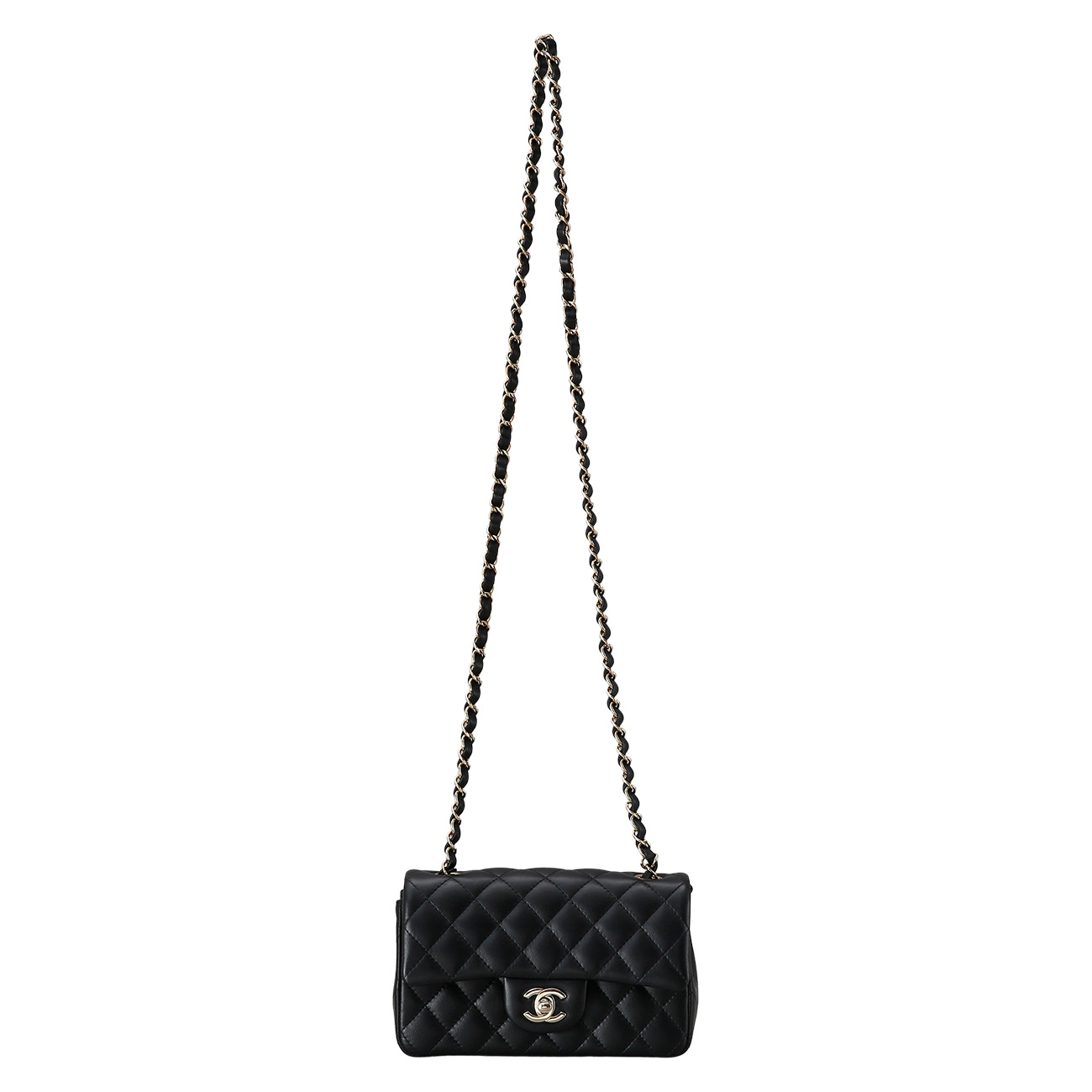CHANEL(USED)샤넬 클래식 램스킨 뉴미니 크로스백