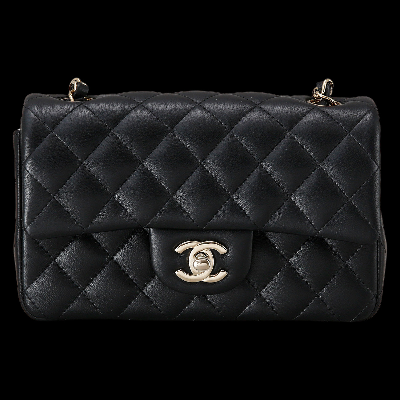 CHANEL(USED)샤넬 클래식 램스킨 뉴미니 크로스백