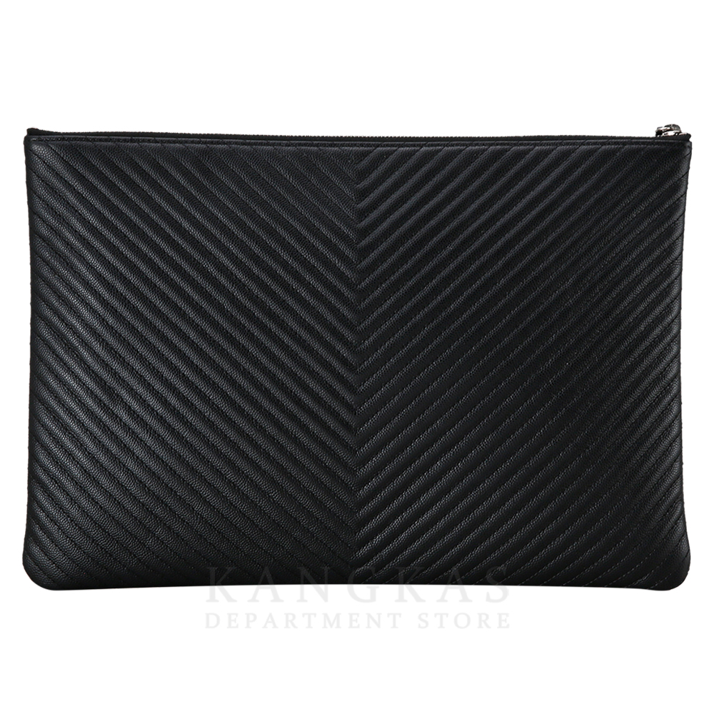 CHANEL(USED)샤넬 클래식 쉐브론 클러치 라지