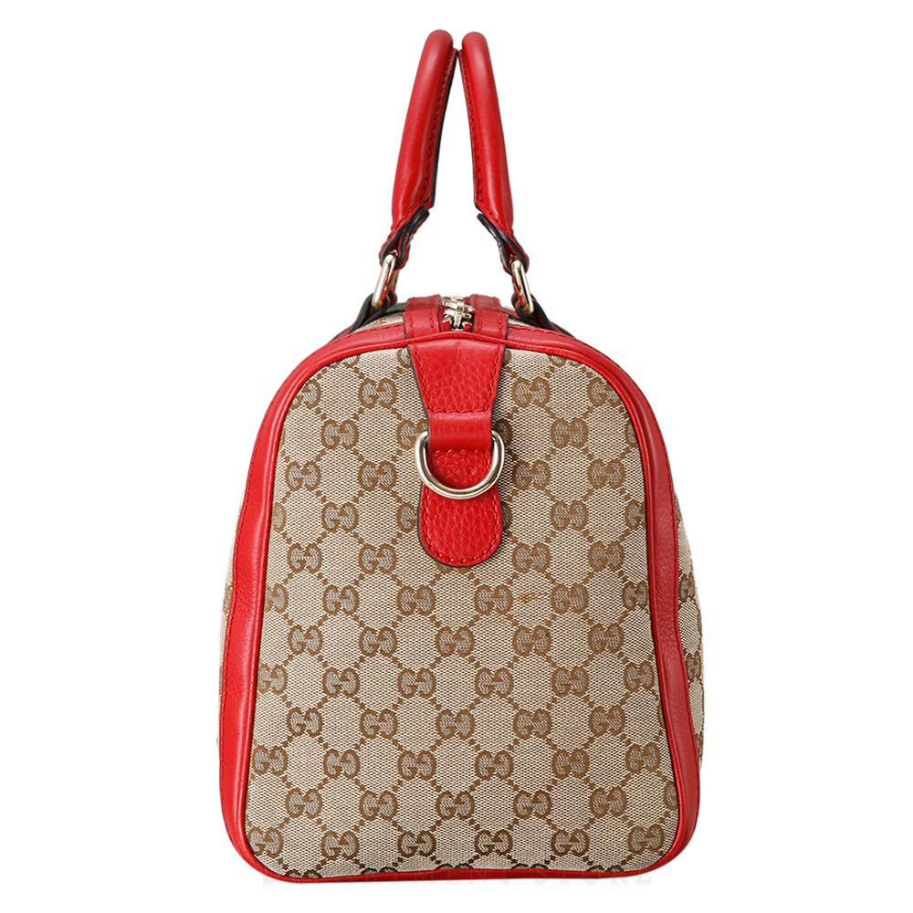 GUCCI(USED) 구찌 GG로고 패브릭 보스턴백