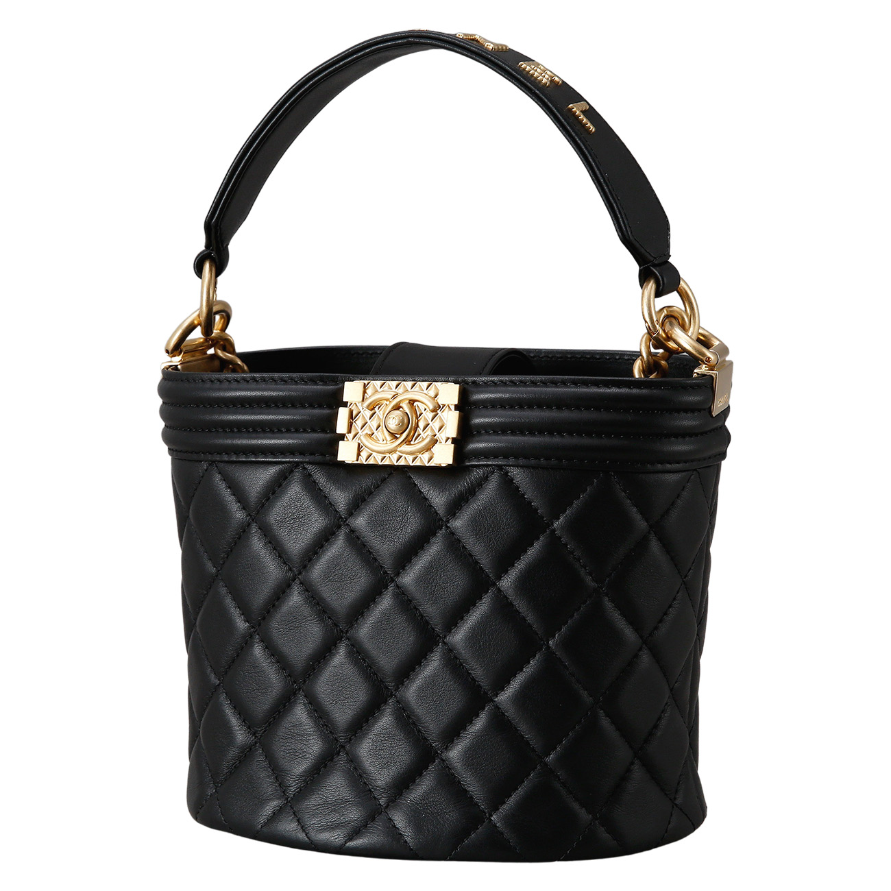 CHANEL(USED)샤넬 시즌 보이샤넬 버킷 토트백