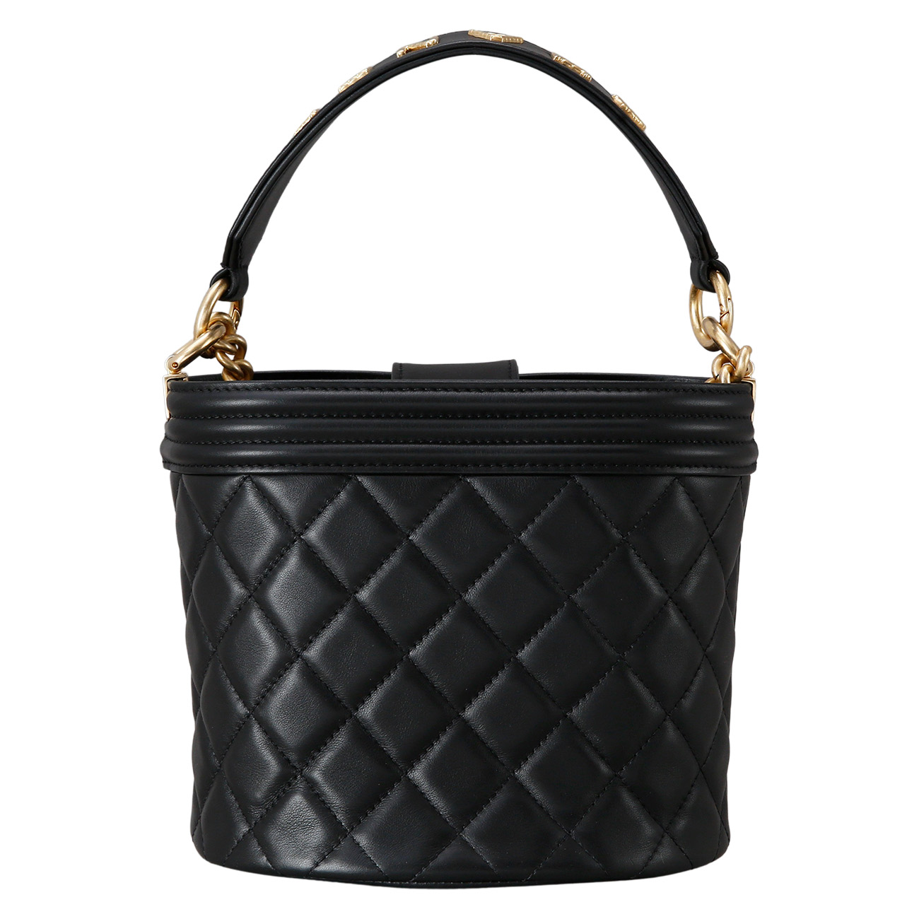 CHANEL(USED)샤넬 시즌 보이샤넬 버킷 토트백