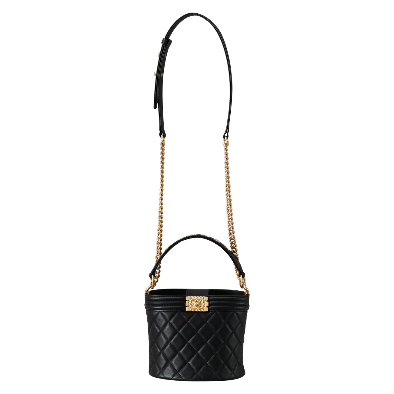 CHANEL(USED)샤넬 시즌 보이샤넬 버킷 토트백