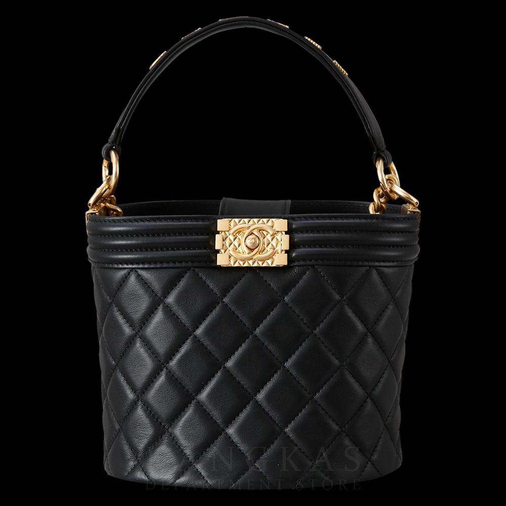 CHANEL(USED)샤넬 시즌 보이샤넬 버킷 토트백