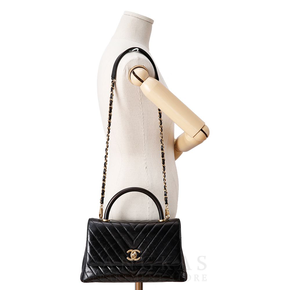 CHANEL(USED)샤넬 코코핸들 미듐