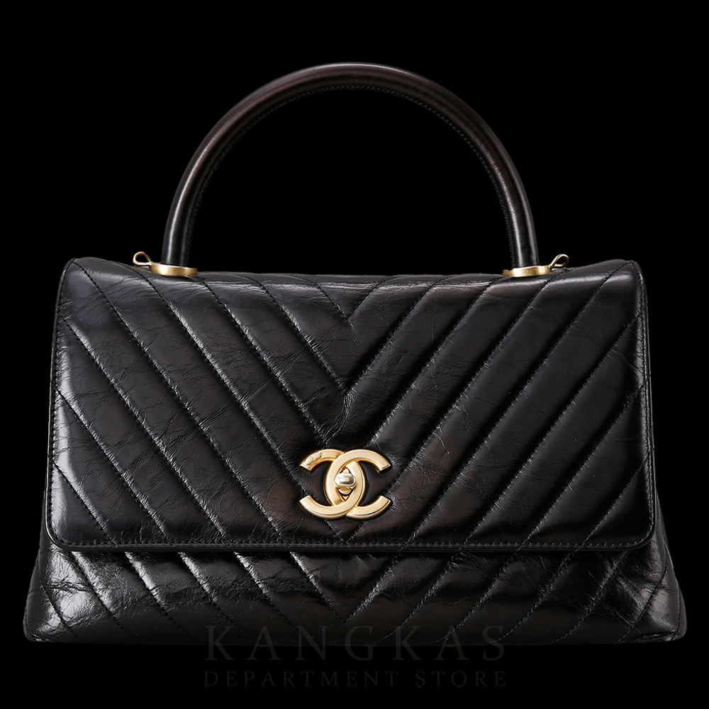 CHANEL(USED)샤넬 코코핸들 미듐