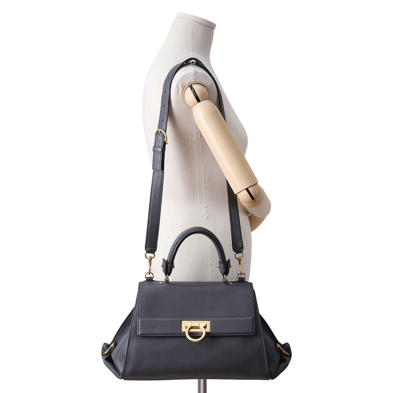 FERRAGAMO(USED)페레가모 간치니 탑핸들 토트겸 숄더백