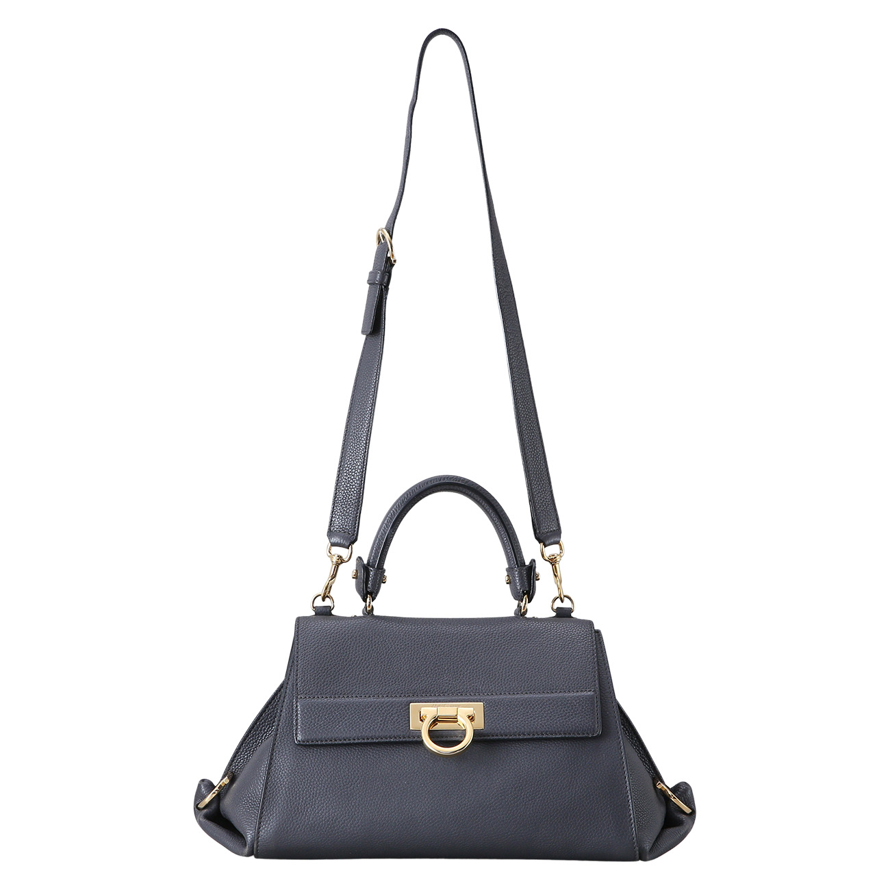 FERRAGAMO(USED)페레가모 간치니 탑핸들 토트겸 숄더백
