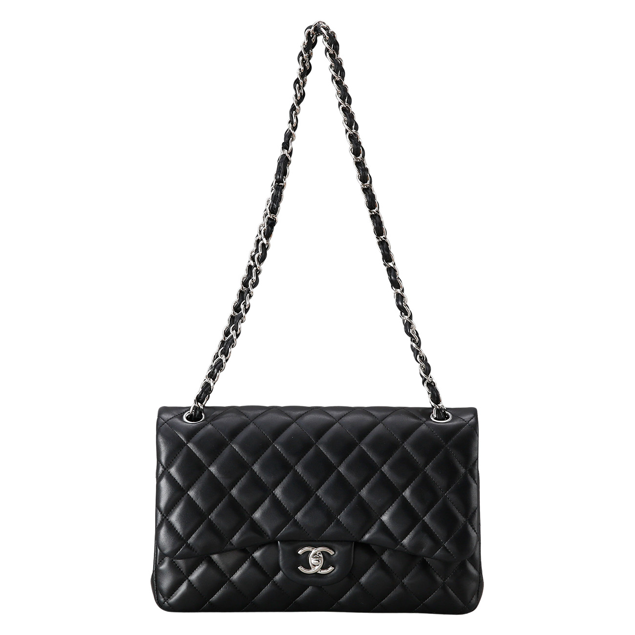 CHANEL(USED)샤넬 클래식 램스킨 점보