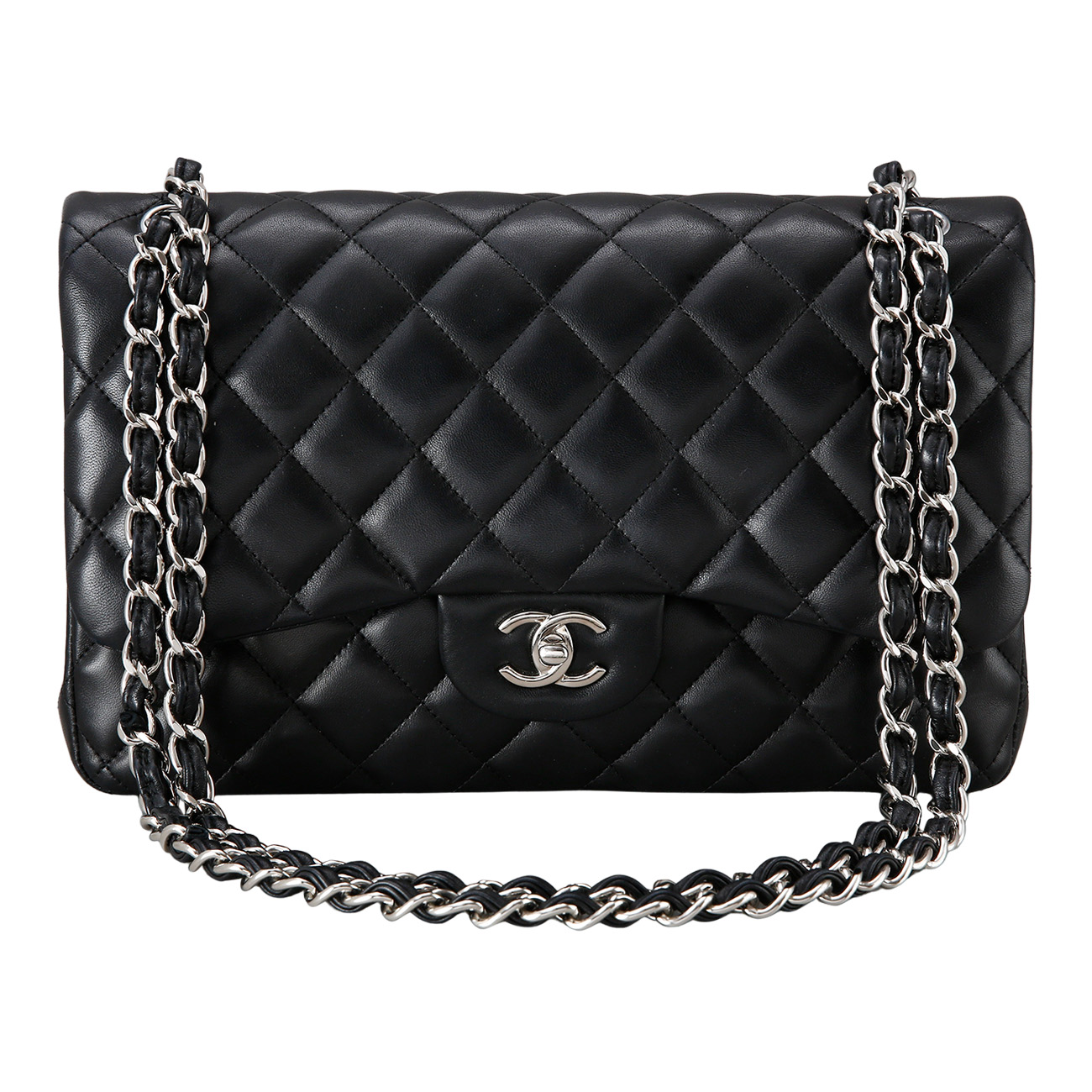 CHANEL(USED)샤넬 클래식 램스킨 점보
