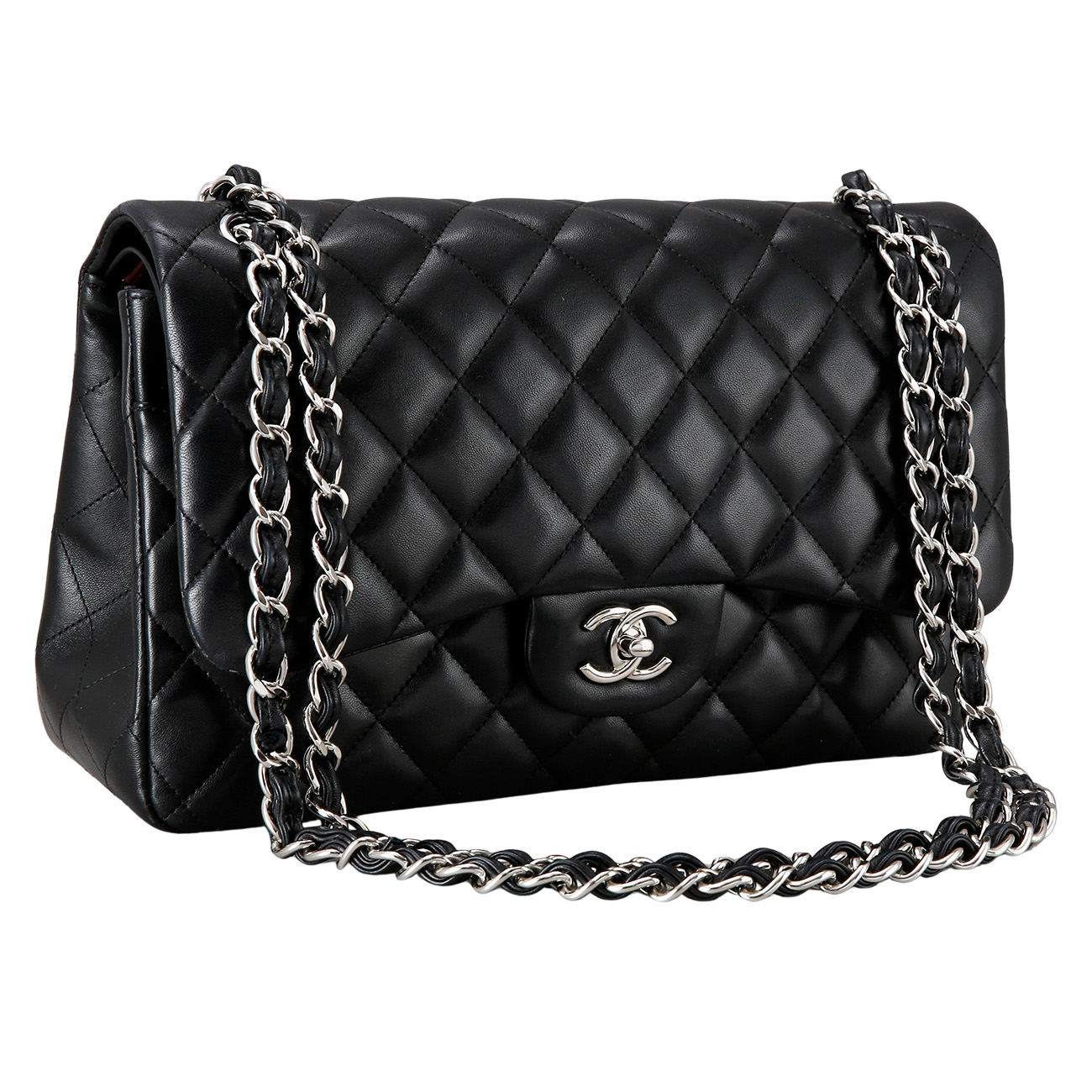 CHANEL(USED)샤넬 클래식 램스킨 점보