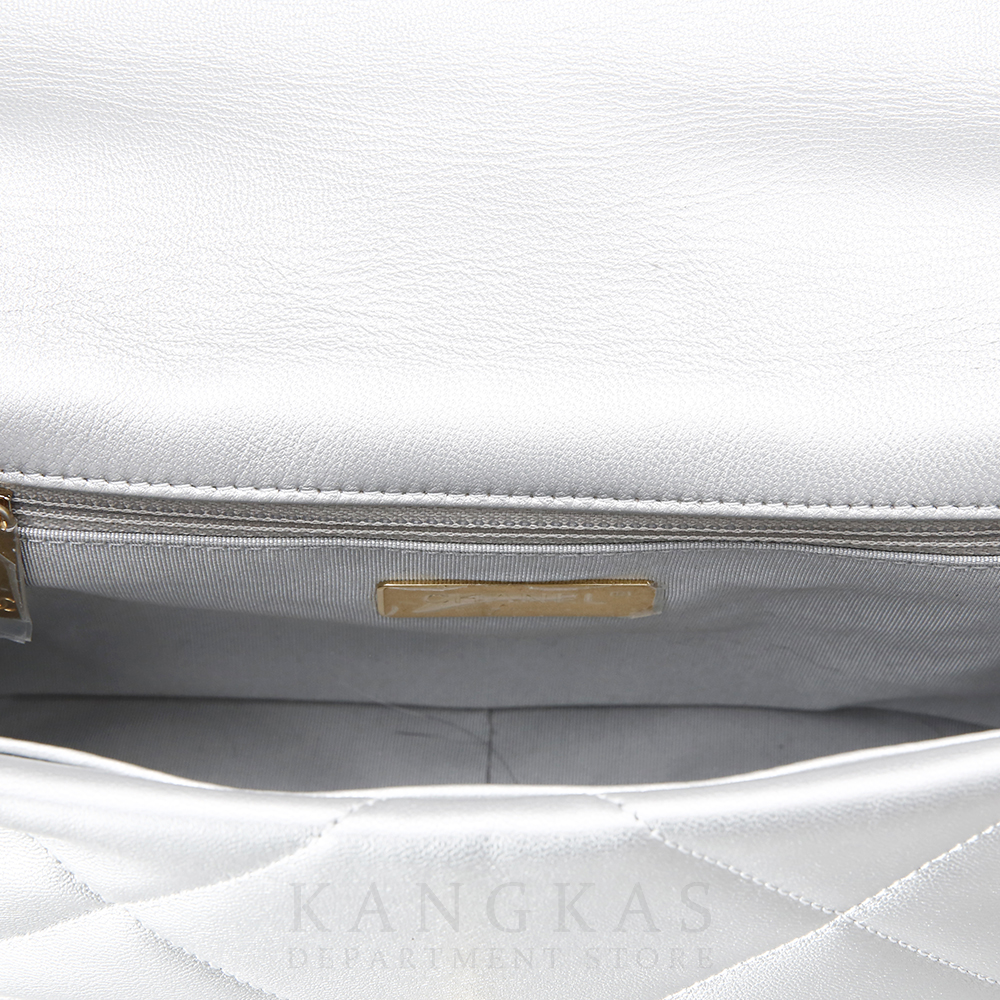 CHANEL(USED)샤넬 19백 스몰 실버