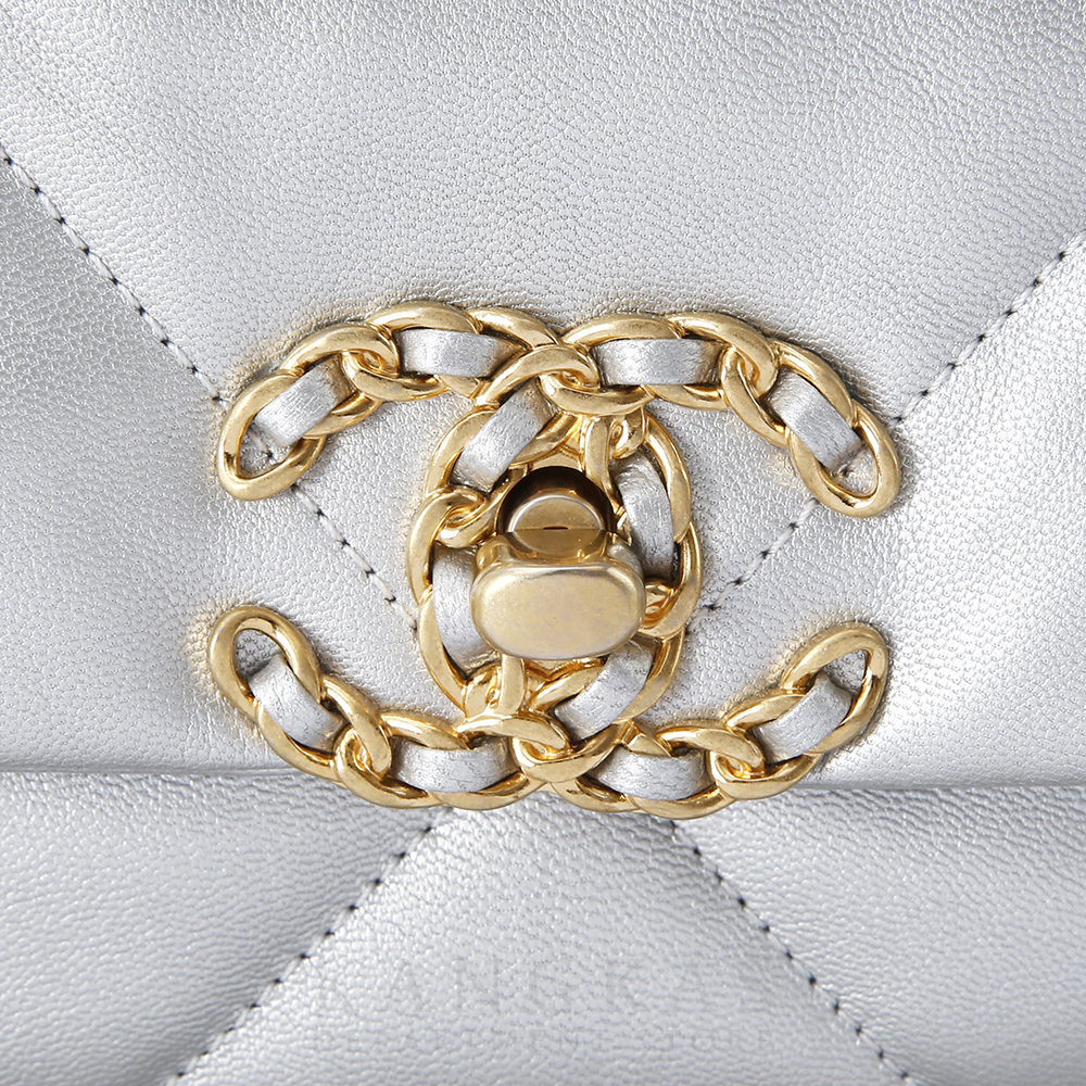 CHANEL(USED)샤넬 19백 스몰 실버