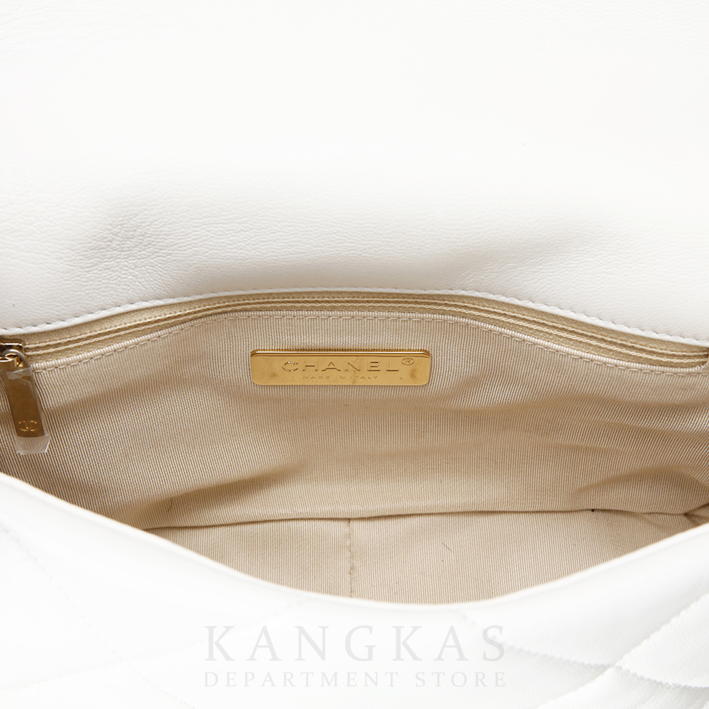CHANEL(USED)샤넬 19백 스몰 화이트