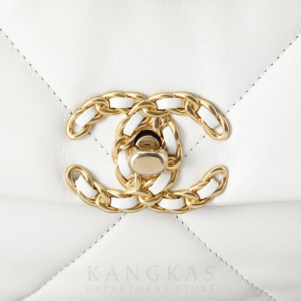 CHANEL(USED)샤넬 19백 스몰 화이트