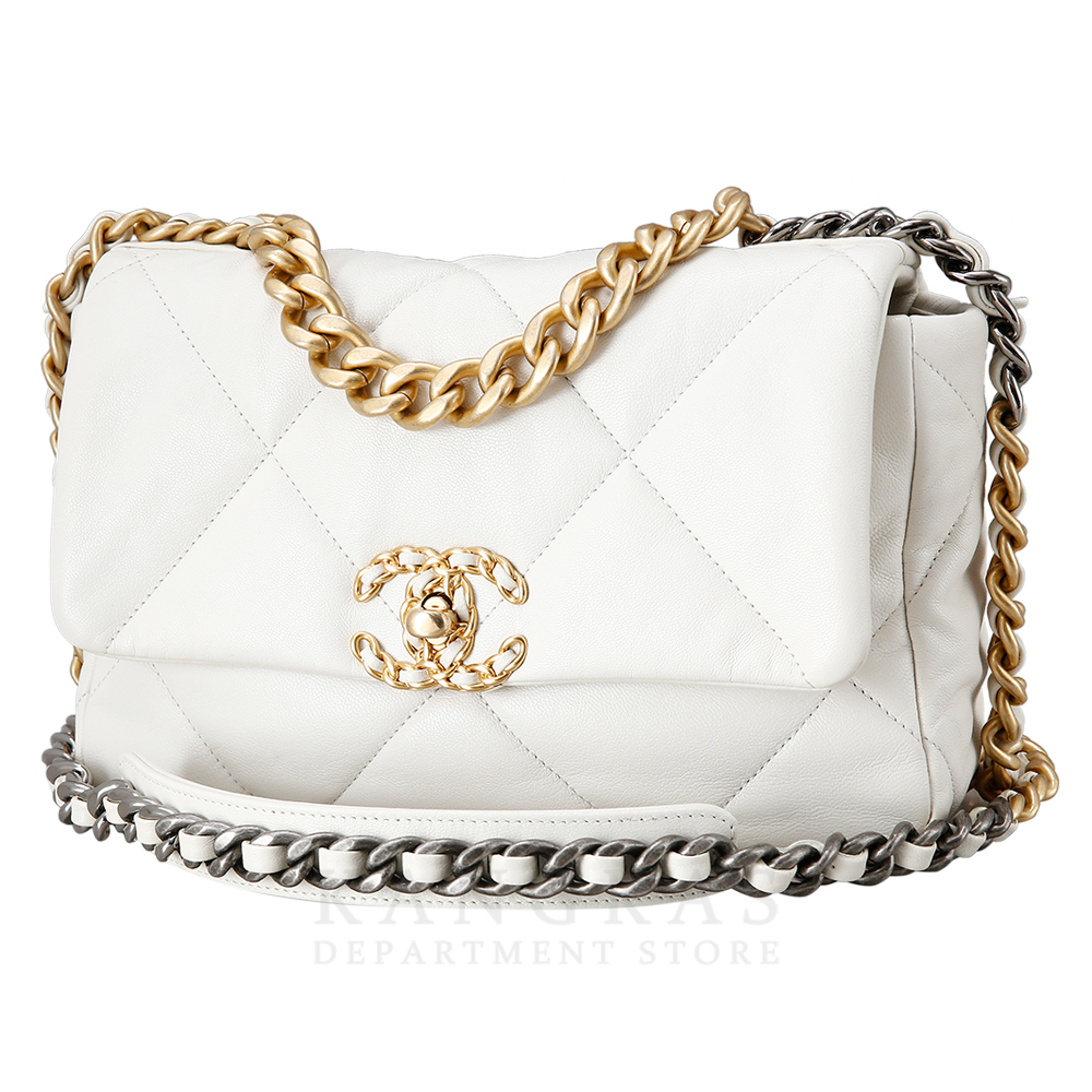CHANEL(USED)샤넬 19백 스몰 화이트