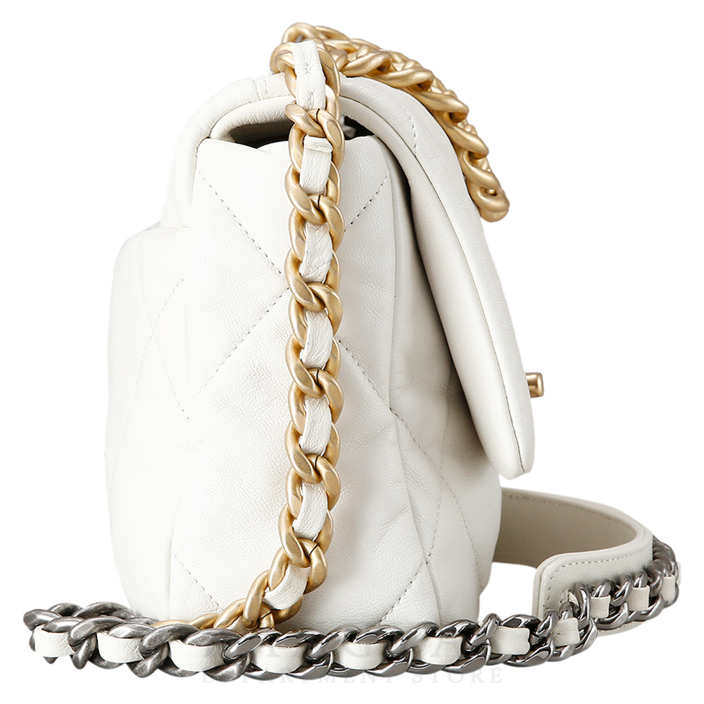 CHANEL(USED)샤넬 19백 스몰 화이트