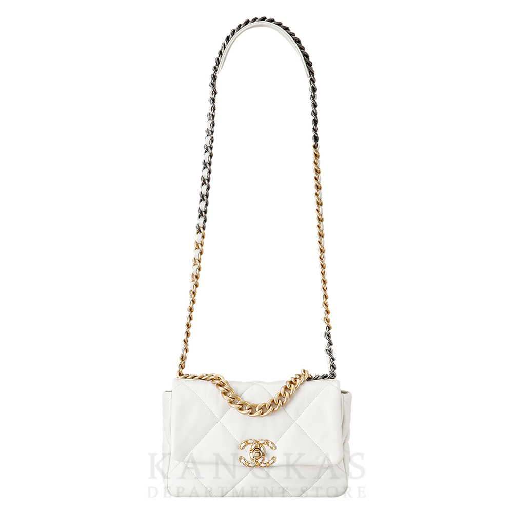 CHANEL(USED)샤넬 19백 스몰 화이트