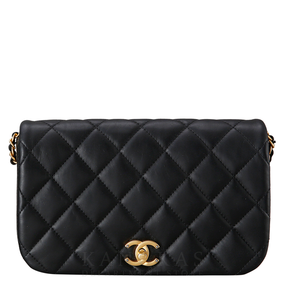 CHANEL(USED)샤넬 시즌 램스킨 플랩백
