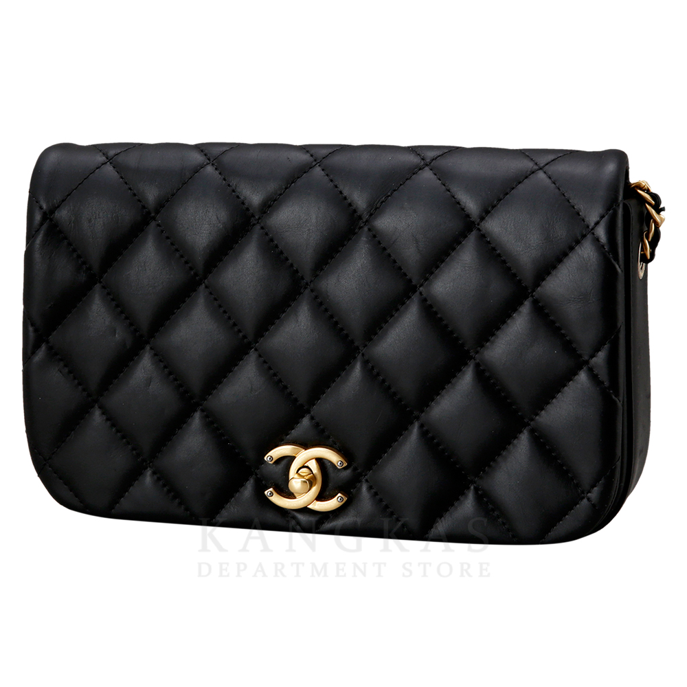 CHANEL(USED)샤넬 시즌 램스킨 플랩백